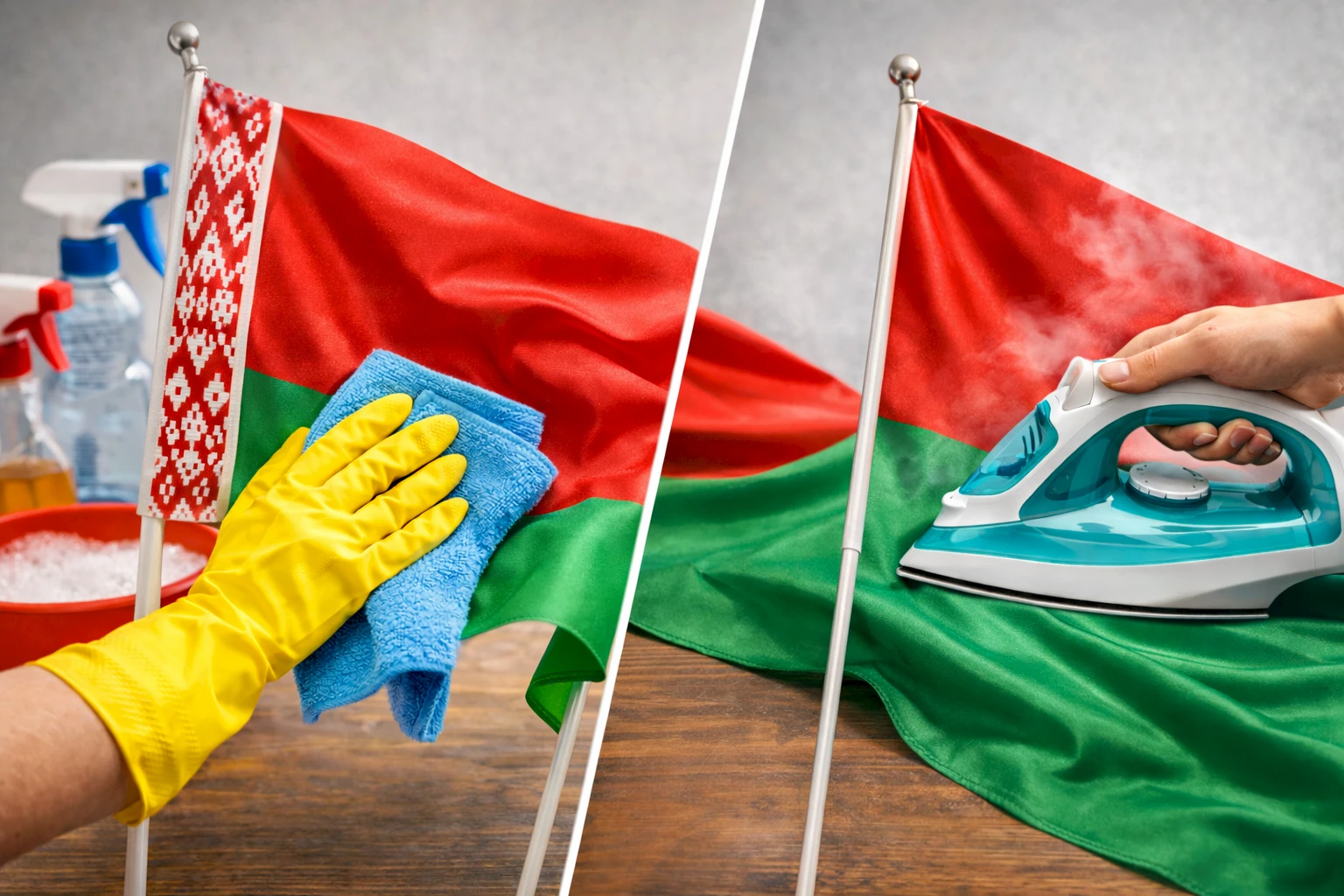 Как правильно ухаживать за флагами?