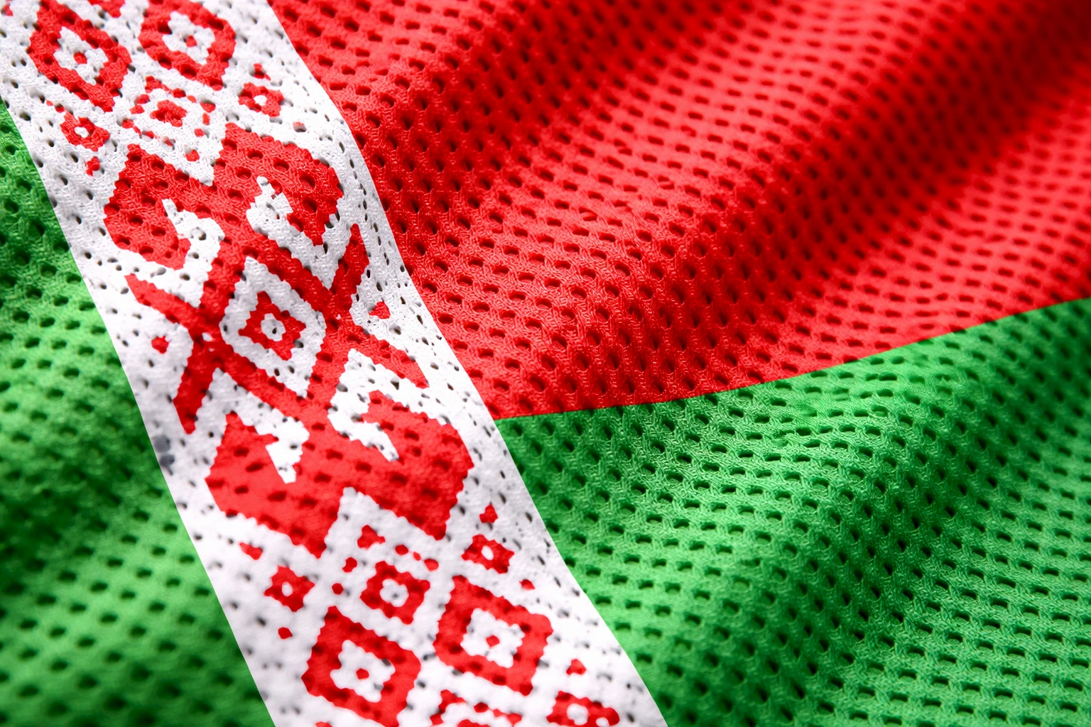 Печать на флажной сетке