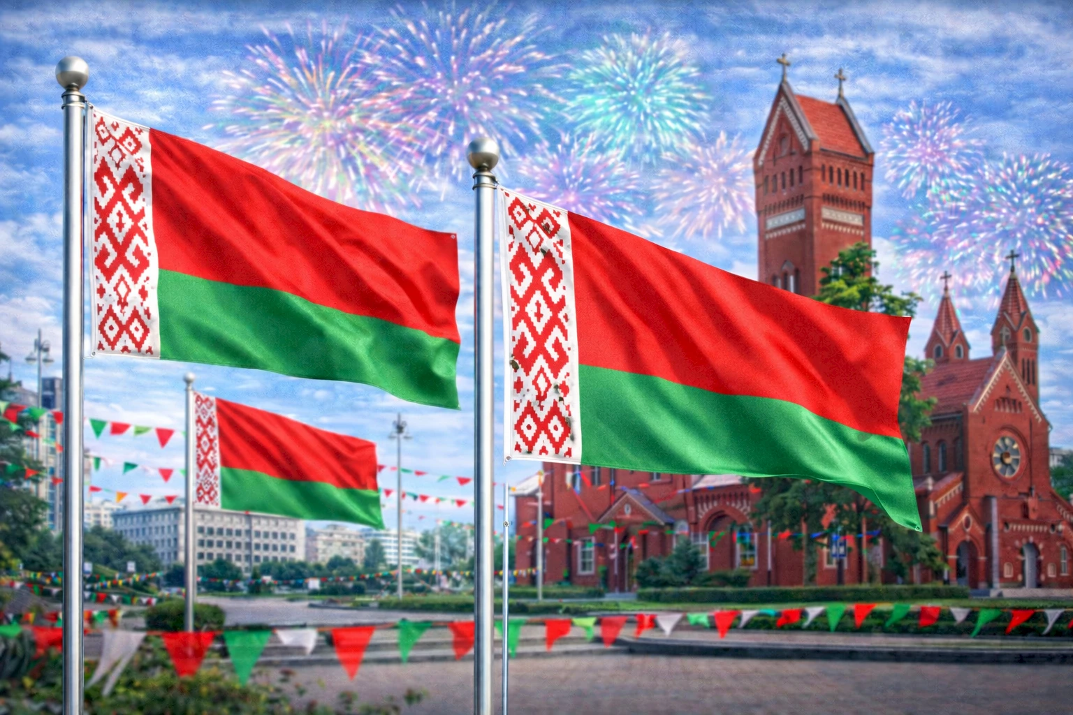 Флаги ко Дню Независимости