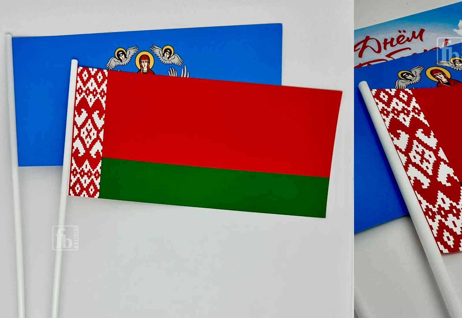 Флажки Республики Беларусь на палочке